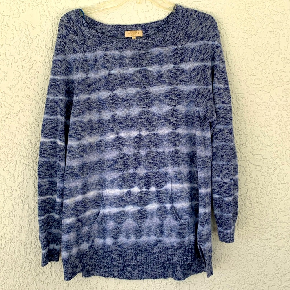 Paradise shores lightweight knit sweater size XL with kangaroo pocket